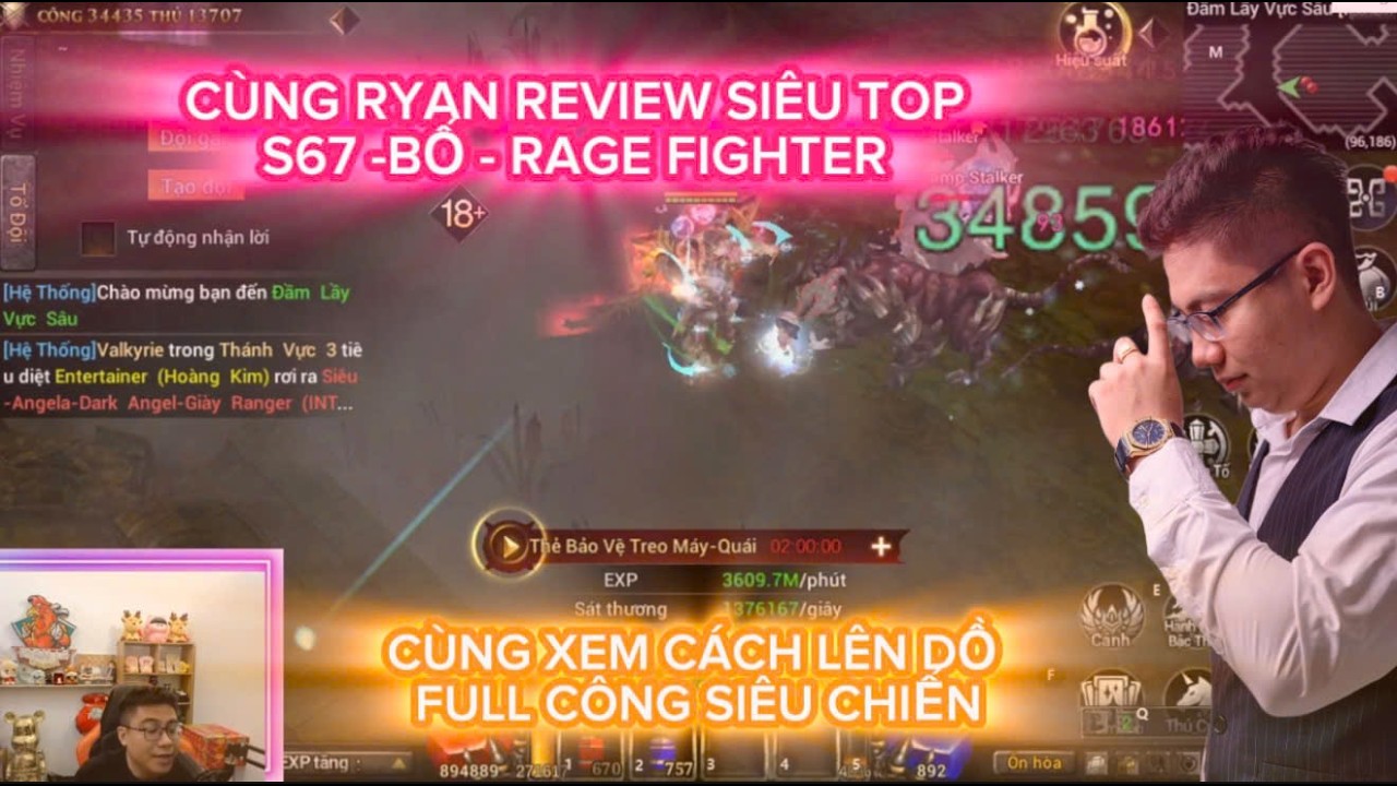 MU LỤC ĐỊA VNG :  REVIEW SIÊU TOP S67 - BỐ - CÙNG XEM CÁCH LÊN ĐỒ TĂNG ĐIỂM RAGE FIGHTER