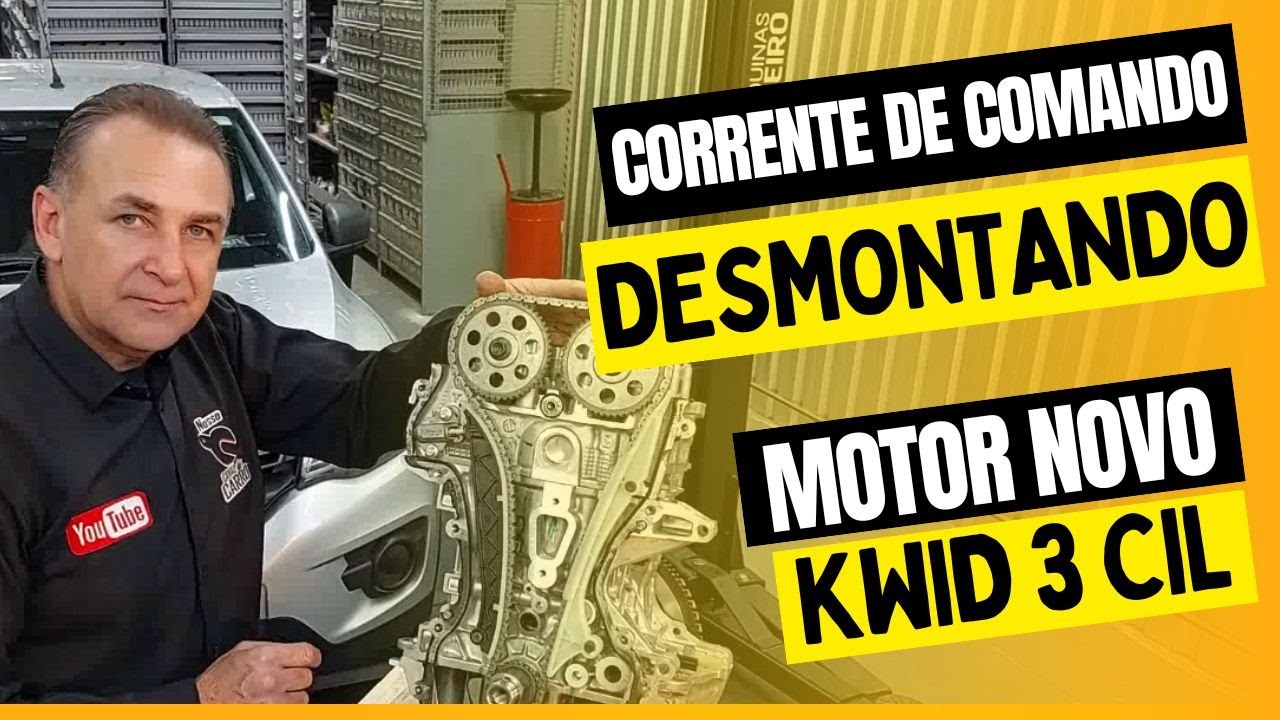 Como trocar corrente de comando do Kwid e pontos de sincronismo da correntE