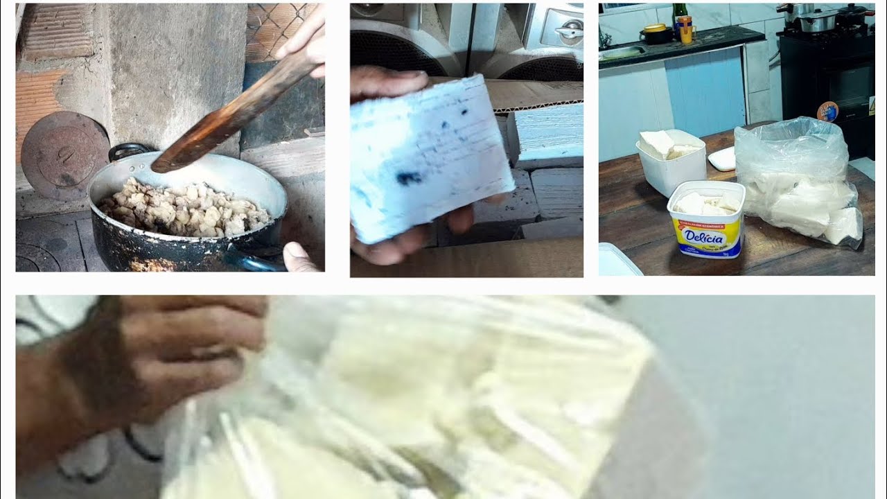 O processo de fritura do sebo bovino pra fazer sabão  ???