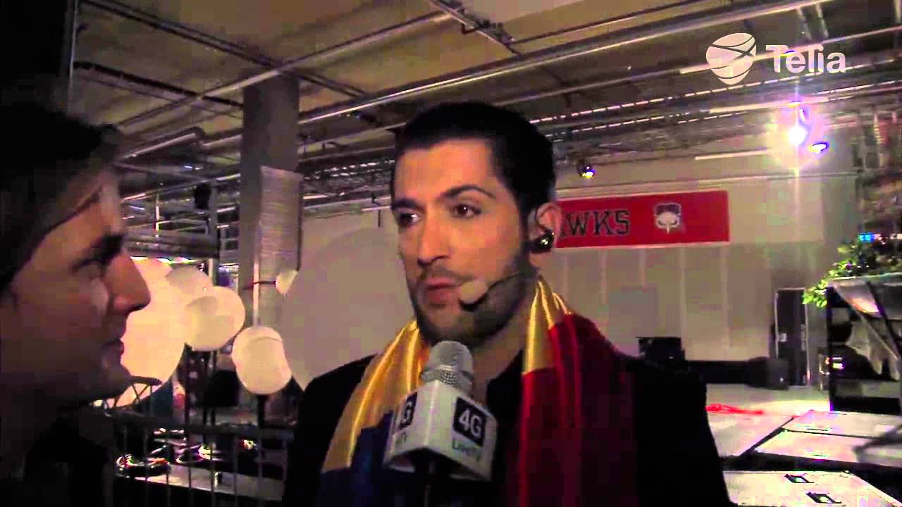 EUROVISION EXCLUSIVE! Backstage interview right after performence of Cezar representian Romania