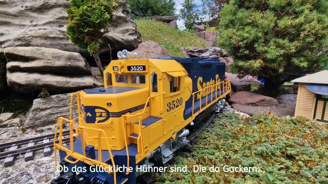 Gartenbahn Spur G - in Glarus Nord am 18.05.2024