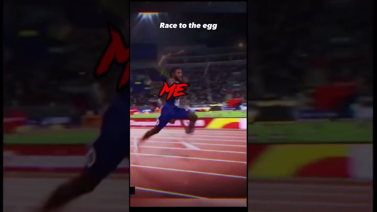 Race to the egg #stoopedidoit