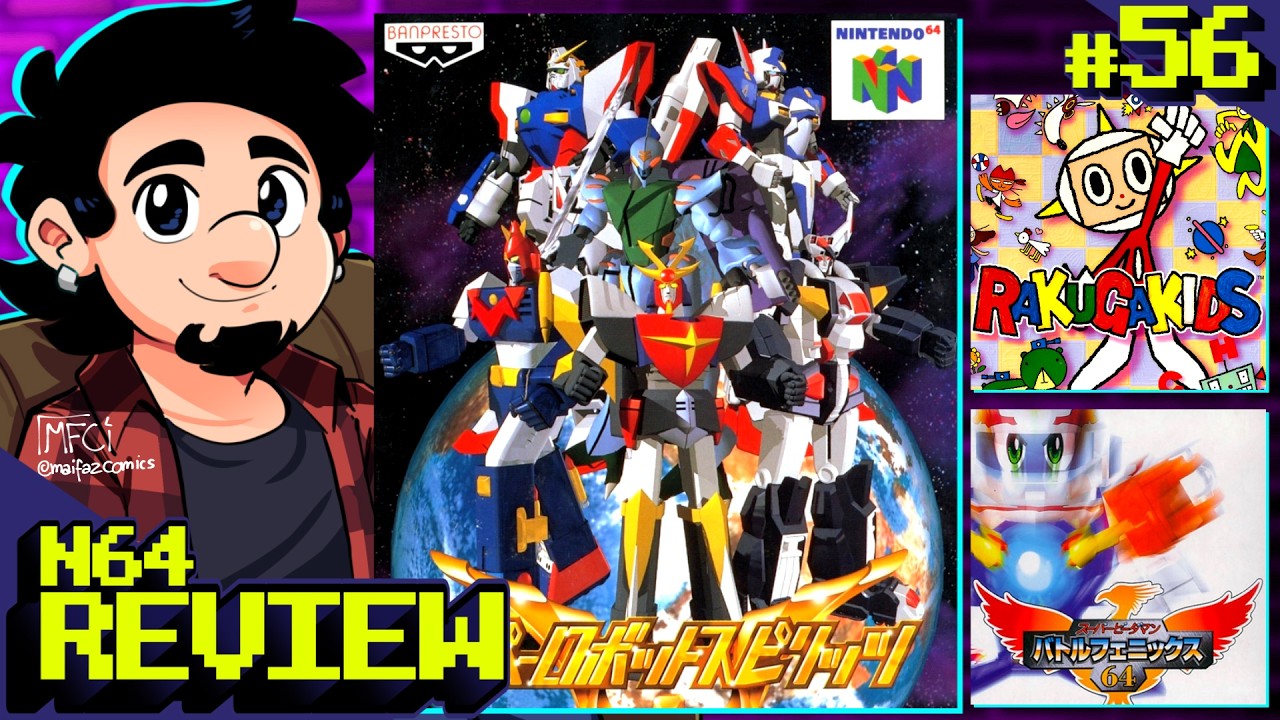 Zerando64 - Super Robot Spirits | RakugaKids | B-Daman Battle Phoenix 64 (análise)