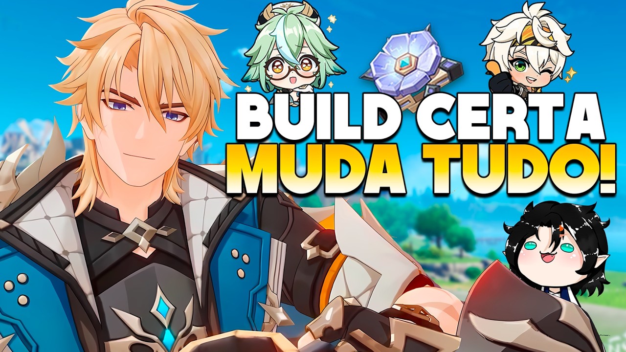 VARKA só fica FORTE se você usar ESSA BUILD... Memlhor ESCOLHA f2p! Genshin impact 6.4 pre Guia