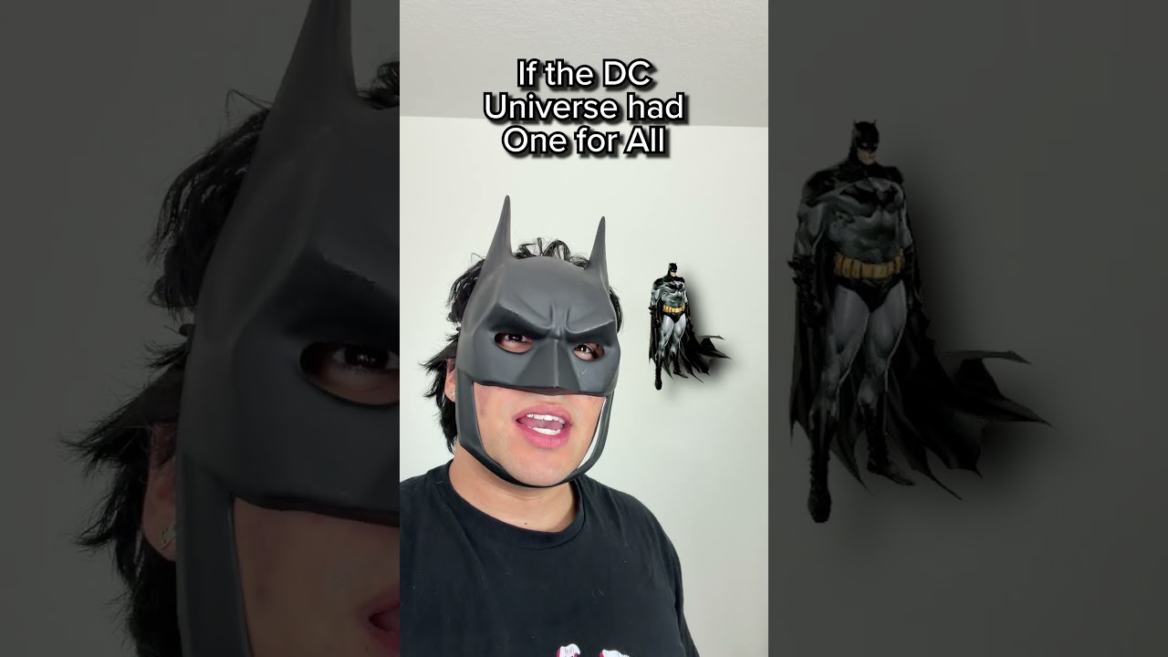 If the DC Universe had ONE FOR ALL #myheroacademia #batman #comics #dc