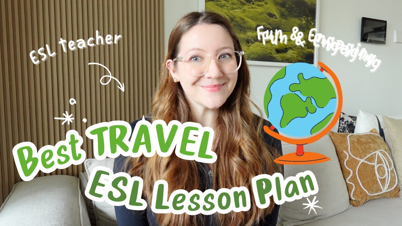 Fun TRAVEL Lesson for ESL! Perfect for ANY LEVEL| Dream vacation, itinerary planning, & packing,