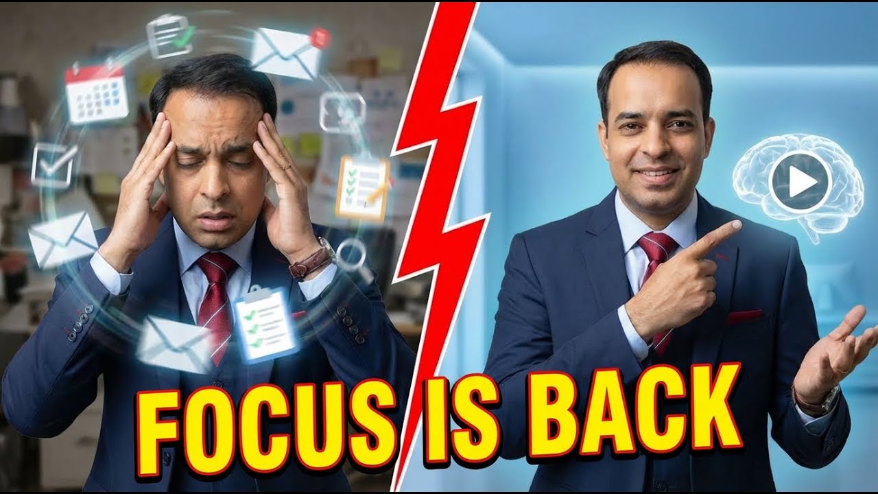 Why You Can’t Focus (And How to Fix It in 6 Minutes) 🧠⚡