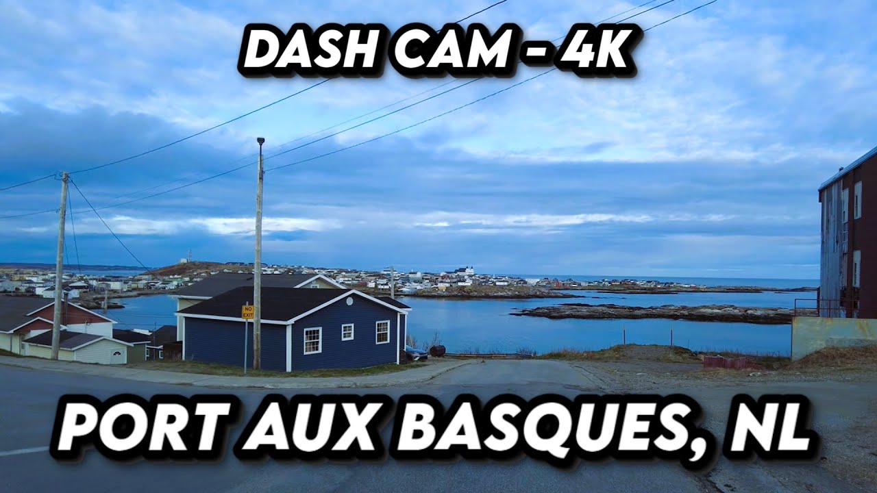 Port aux Basques, Newfoundland 🚗 4K Drive: Explore Coastal Beauty! #NLAdventures