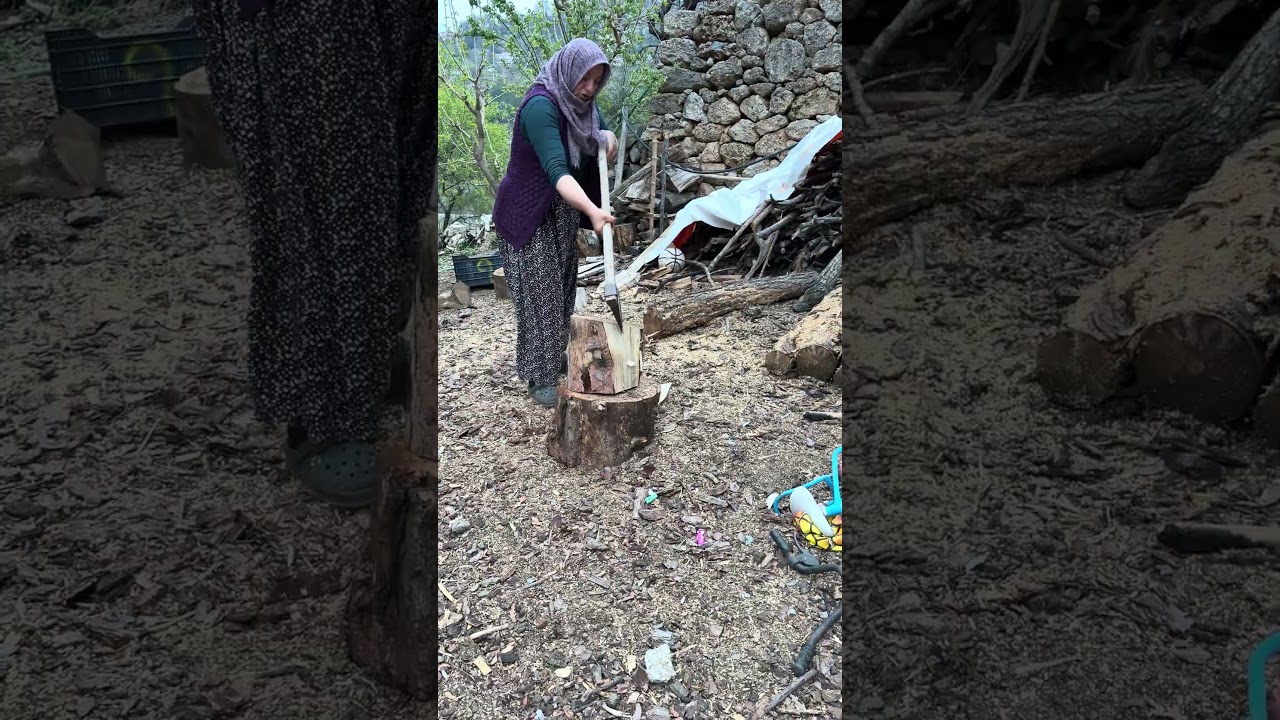 Odun nasıl kırılır #doğalyaşam