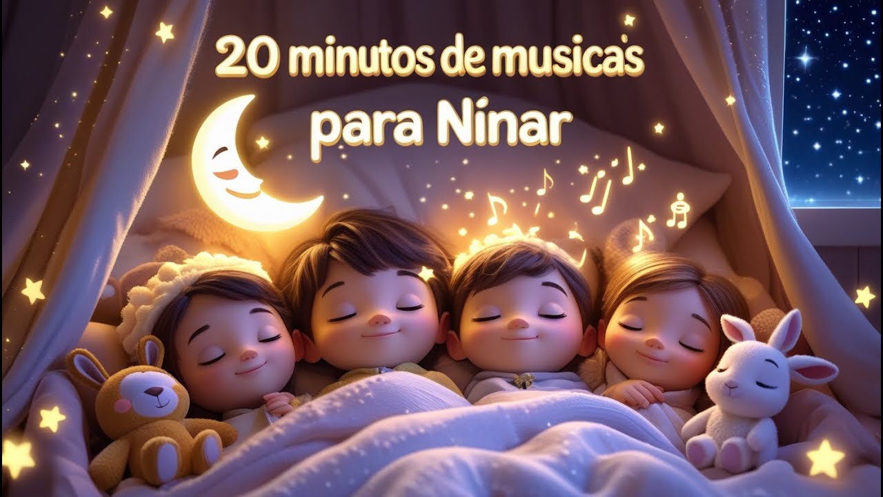 20 Minutos de Paz e Soninho | Música Infantil Animada | Música de Ninar Bebê Dormir e Acalmar