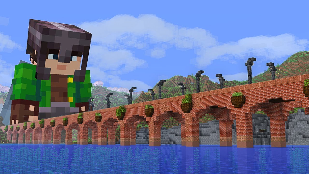 I built a 2000 block Highway across my Minecraft World