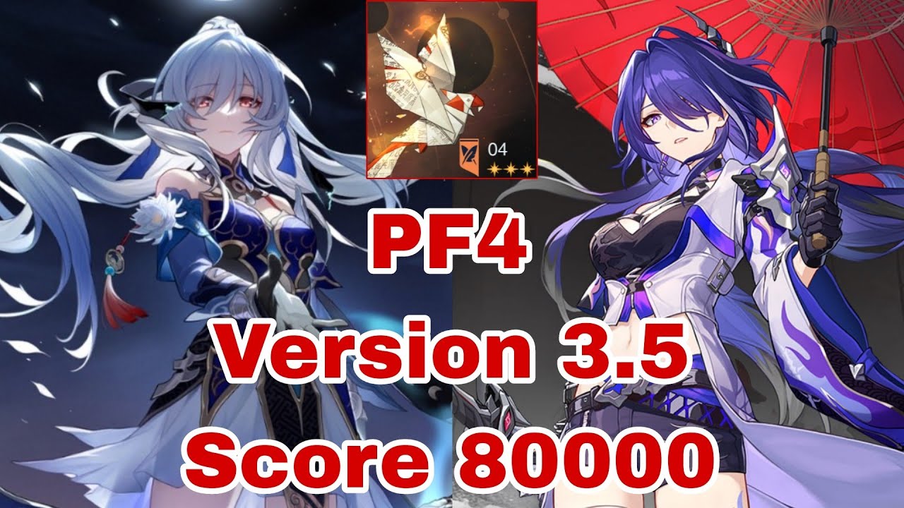 [ Honkai Star Rail ] Acheron & Jingliu Pure Fiction 4 | Version 3.5 | Score 80000