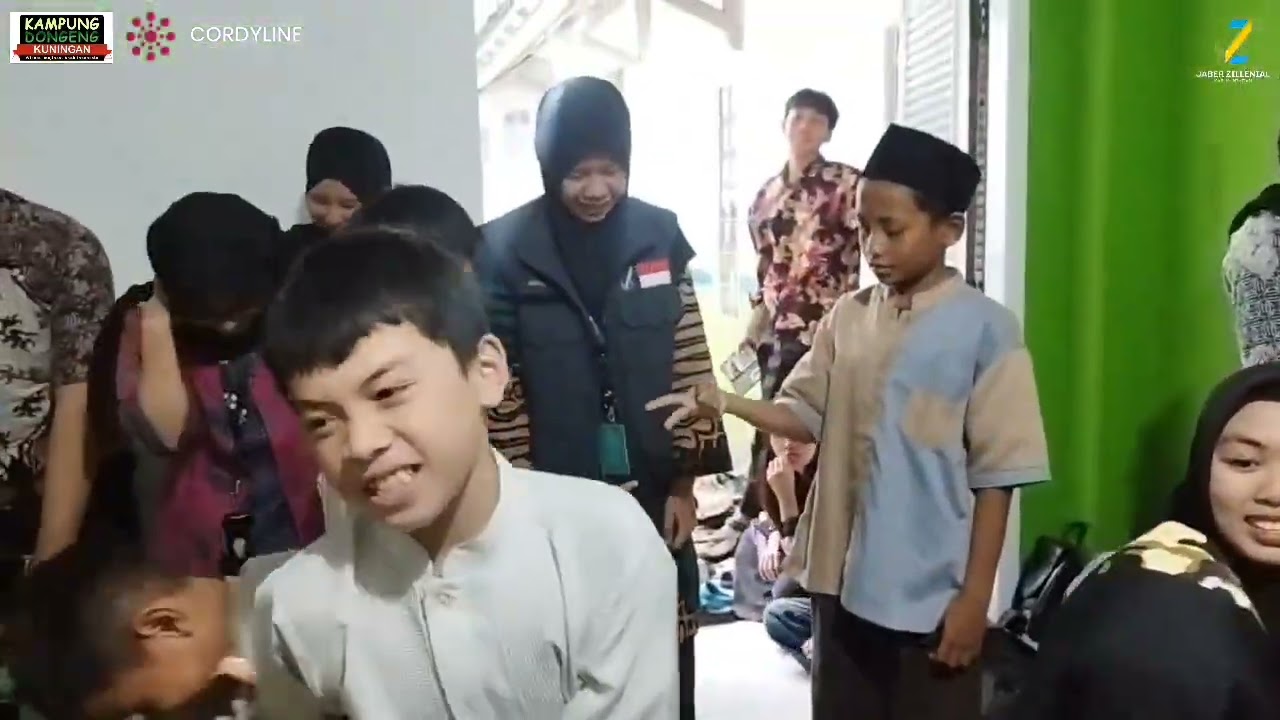 Dongeng kolaborasi bersama kampung dongeng Kuningan// Yatim dhuafa harum Madani kuningan