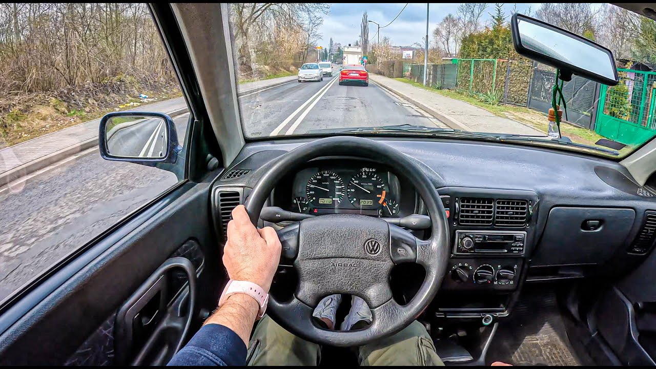 1998 Volkswagen Polo Classic [1.4 i 60HP] |0-100| POV Test Drive #1636 Joe Black
