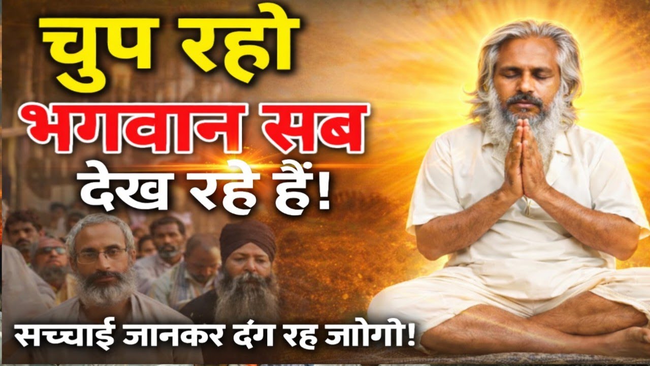 🤱चुप रहो! भगवान सब देख रहे हैं |🧘 चिंता मत करो 🙏जब भगवान साथ हों तो डर कैसा?🕉️#आत्मज्ञान 
