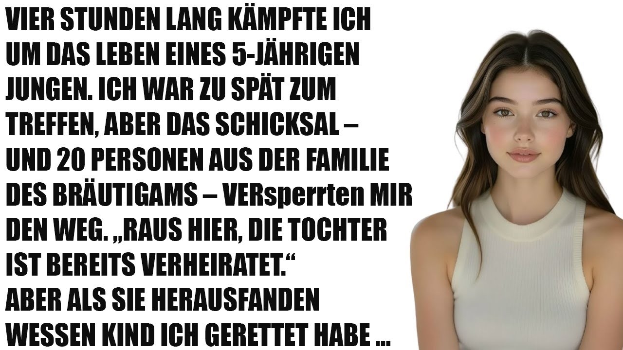 „4 Stunden Leben retten – und die Brautfamilie schrie  ‚Raus!‘“