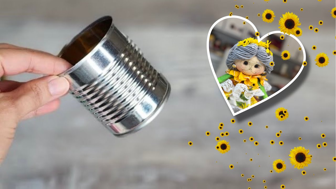 MIRA LO QUE HAGO CON LATAS RECICLADAS 🌻ABUELITA 🌻