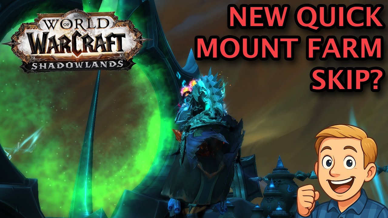 WoW Sanctum of Domination quick maw/korthia skip to farm mounts!