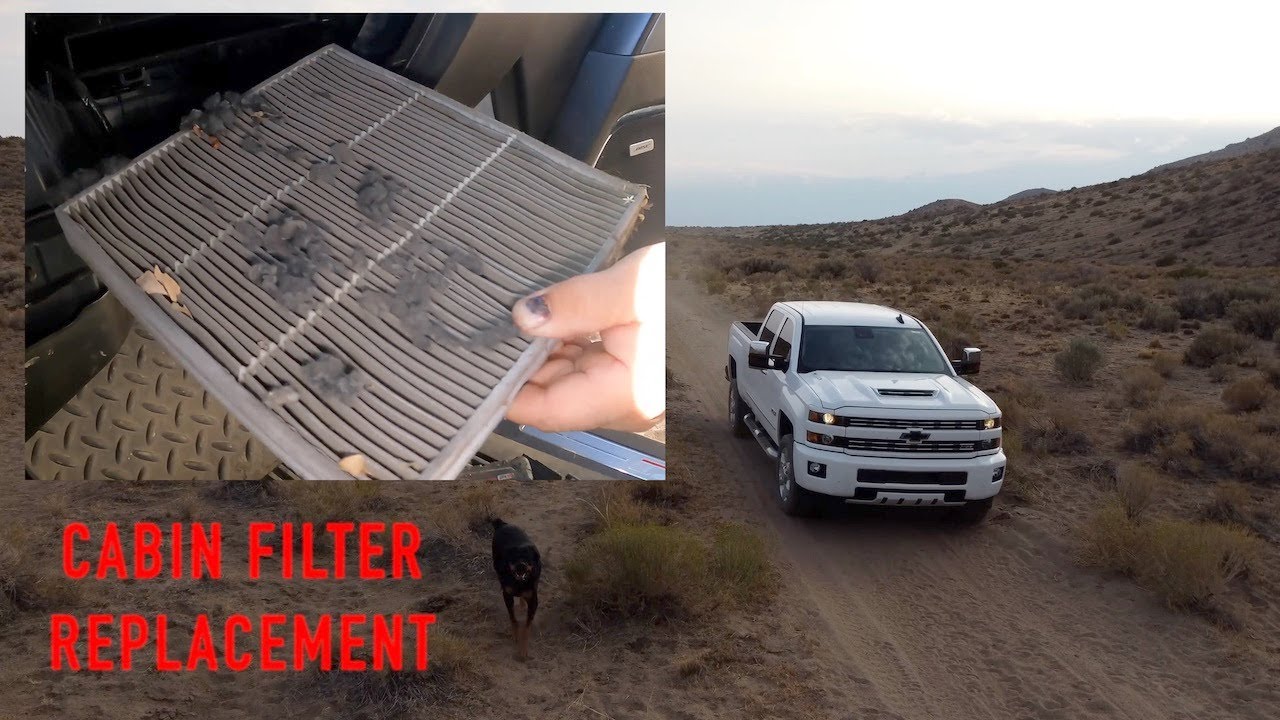 2019 Chevy 2500 Duramax Diesel Cabin Air Filter Replacement