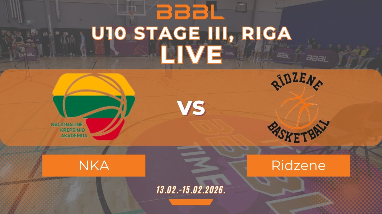 NKA Industris-2 2016 vs RBS Centrs 2016 | BBBL U10 | Stage III