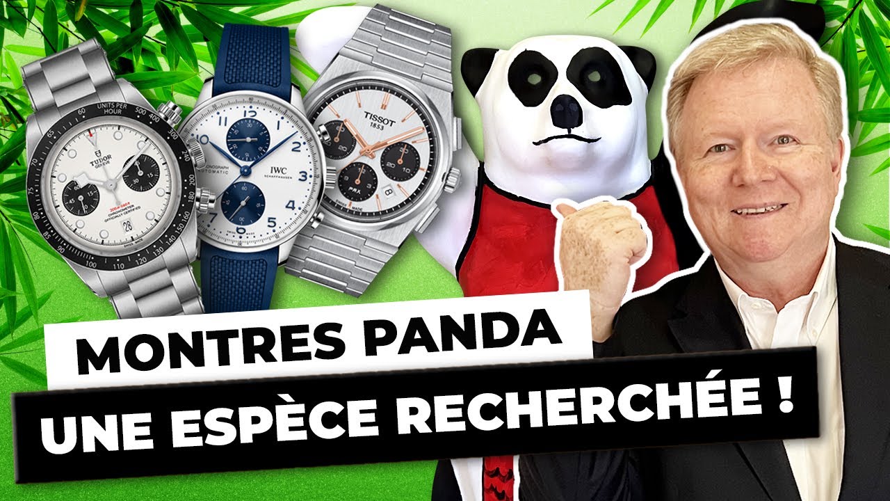 LA FOLIE DES MONTRES PANDAS ! Un look de chronographe rendu célèbre par la Rolex de Paul Newman.