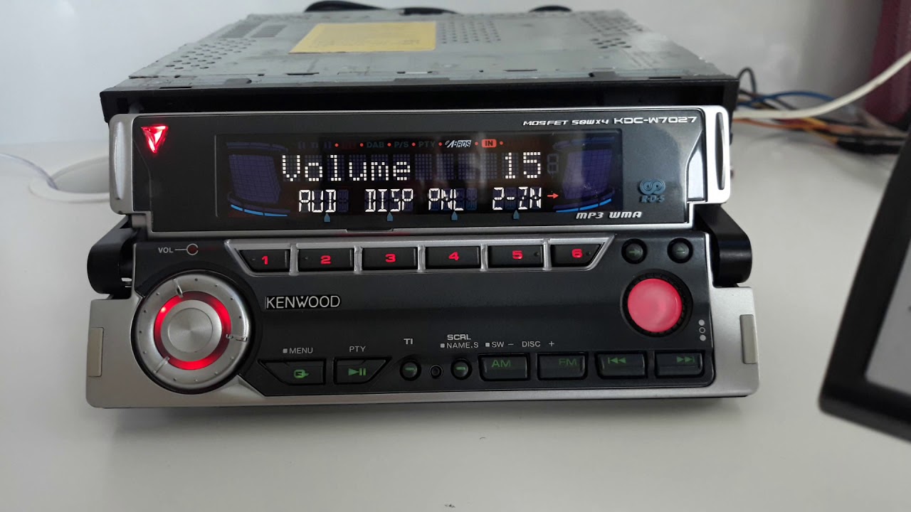 Kenwood KDC-W7027 MASK Radio with Stealth Motorized Panel