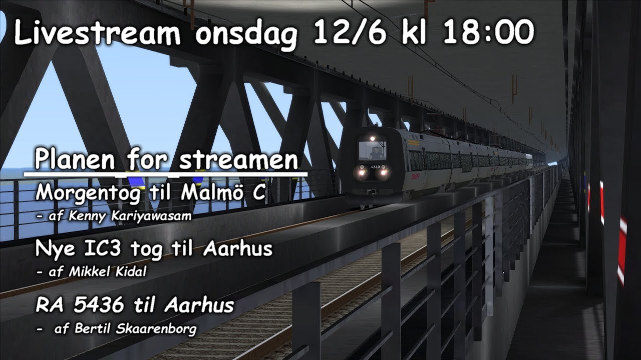 TS2019 Livestream - Øresundstog!