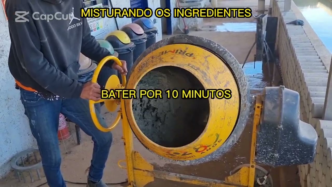 Estudo de Traço na Prática do Concreto Autoadensável