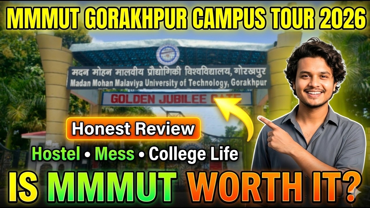 MMMUT College Gorakhpur Campus Tour 2025 |  MMMUT college review | mmmut cutoff 2025