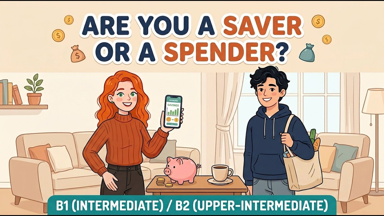 Are You a Saver or a Spender? | Real English Conversation about Money | В1-В2