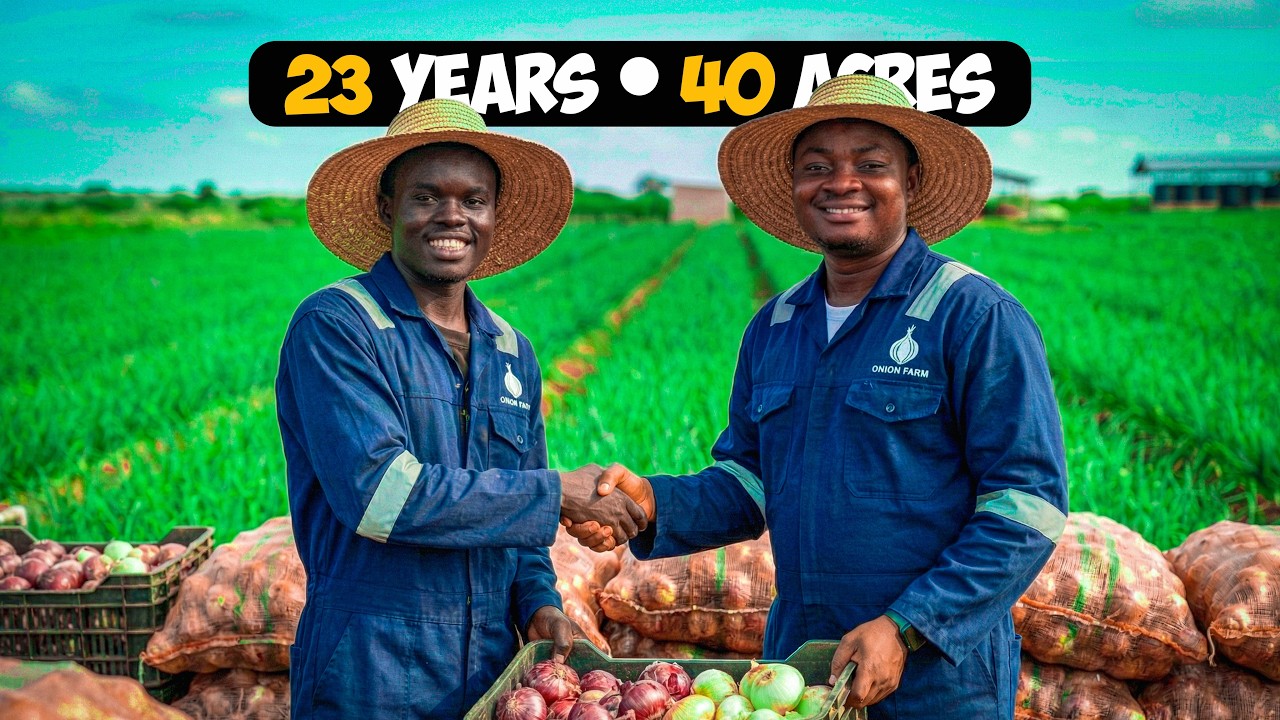 From Laborer to Farm Owner: How a 23-Year-Old Ghanaian Built a 40-Acre Onion Farm in Ghana