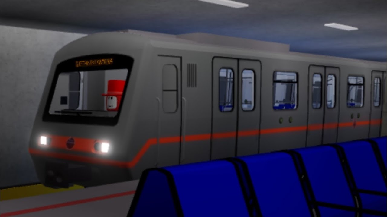 (Roblox) Metro Transport [1.2] (Line 3) Riding A 2nd Gen Train from Monastiraki to Ethniki Amyna