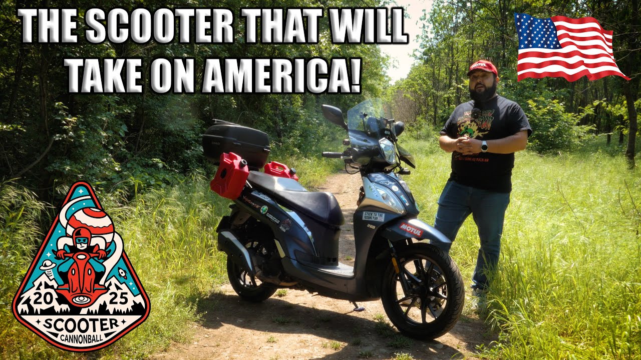 Can This Scooter Survive a Very Long Road Trip? - 2025 Scooter Cannonball