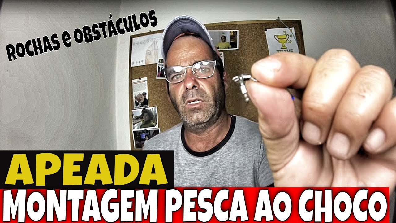 MONTAGEM PESCA AO CHOCO APEADA PARA ZONAS DE PEDRA OU COM OBST&Aacute;CULOS ✅/RIG FOR CUTTLEFISH ROCKS ZONE