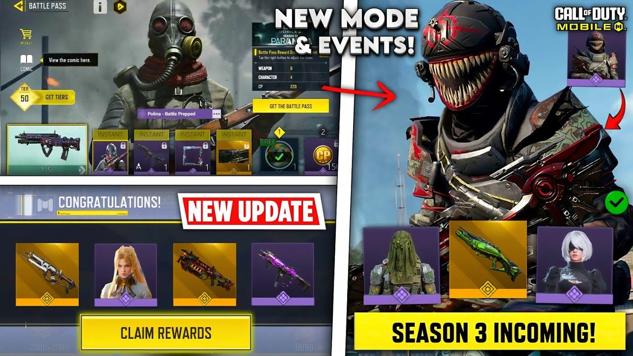 Season 3 Battle Pass Is Great! FREE Rewards | All New Content | New Mode | Collabs | Events & More!