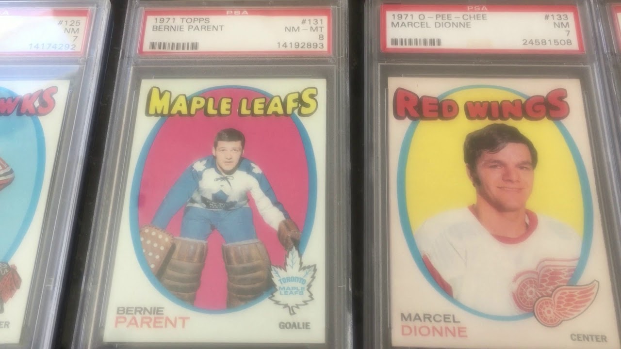 1971 Topps OPC Hockey Cards Vintage Profile of Key Cards Hall of Famers HOF