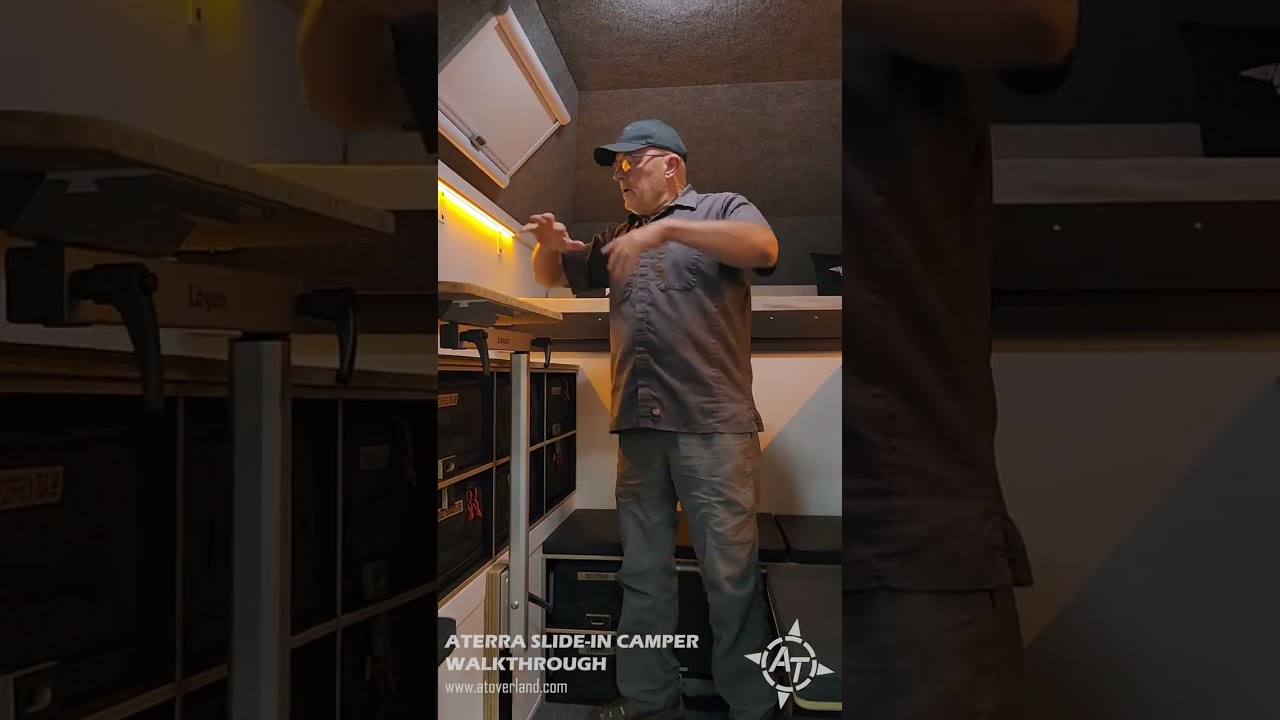 AT Overland's Aterra Slide-In Camper - A Walkthrough with Mario Donovan