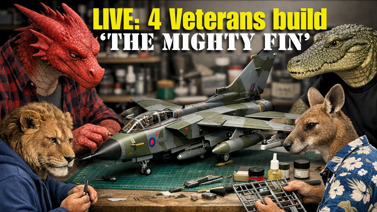 Can 4 Veterans Build a Tornado LIVE? | Revell 1:72 GR.1 (Ep3)