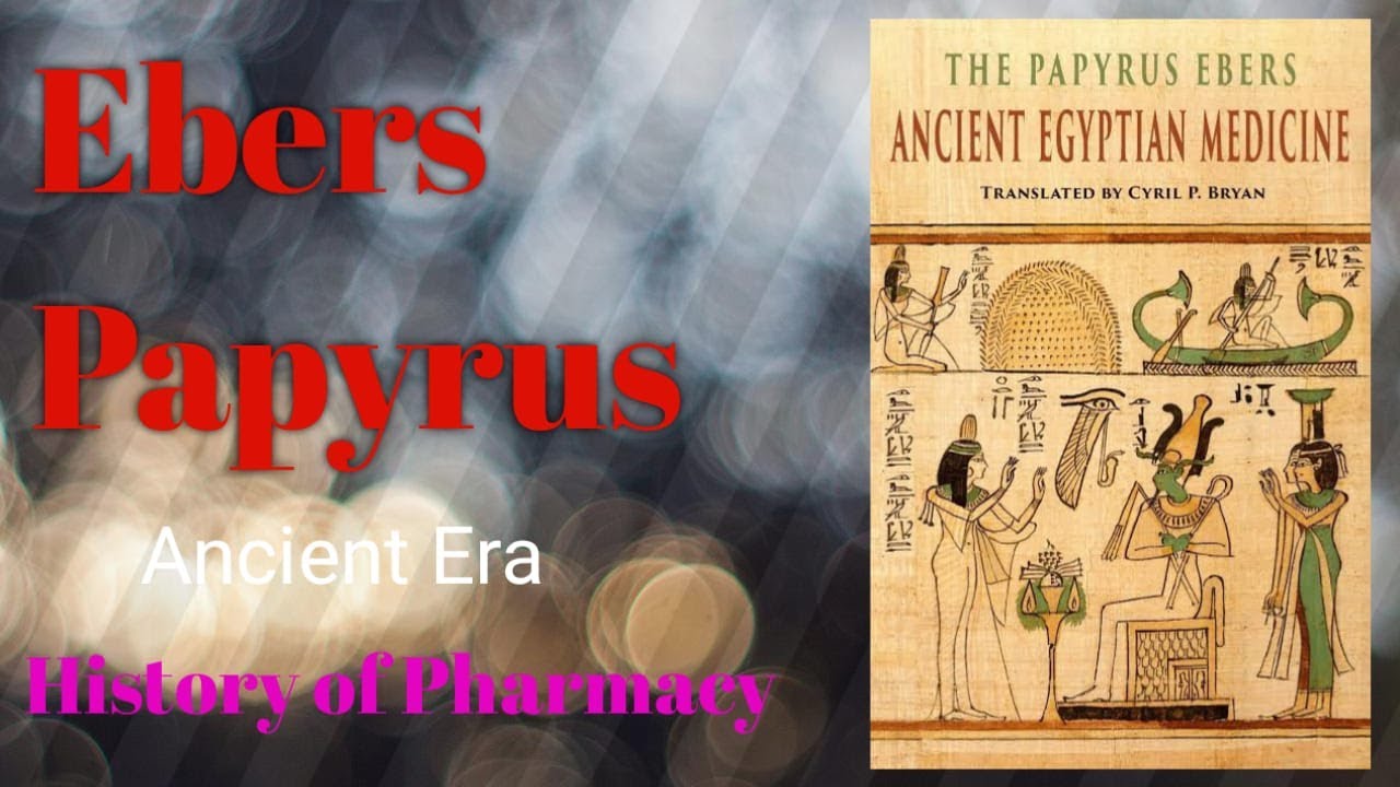 Ebers Papyrus |Ancient Egypt| Medicinal Record | 1500 BC | Ancient Era of History of Pharmacy