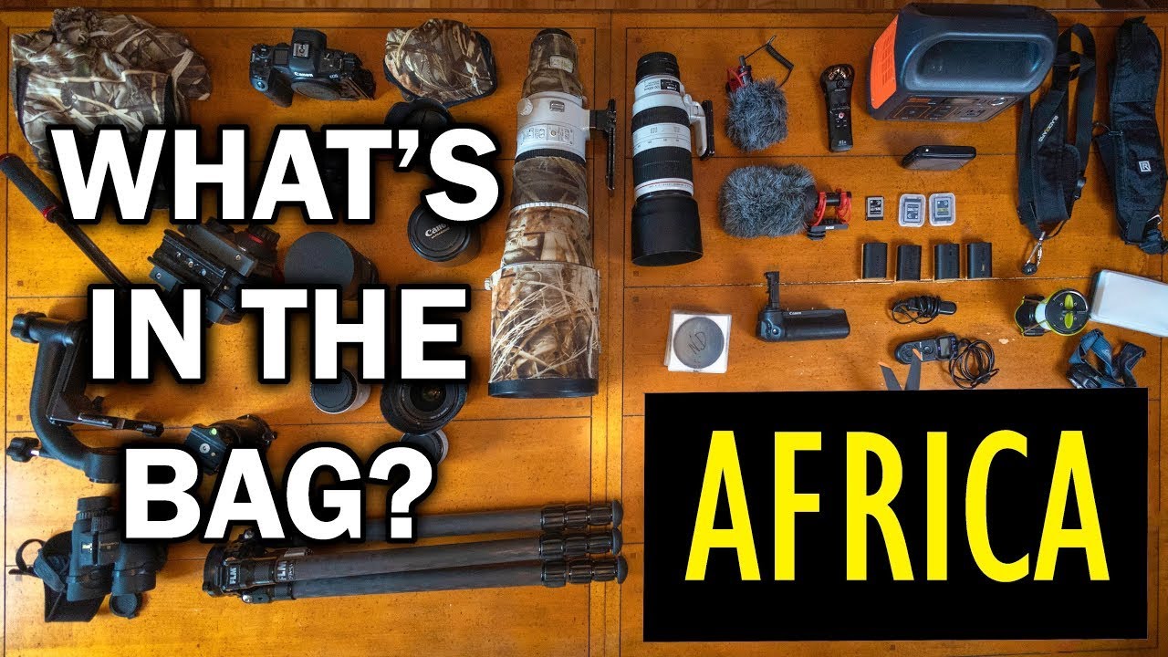 What to bring on a photo safari to Africa?