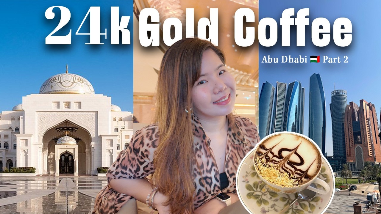 Abu Dhabi Luxury Travel 🇦🇪 | Qasr Al Watan, 24K Gold Coffee & Yas Marina Circuit (Part 2)