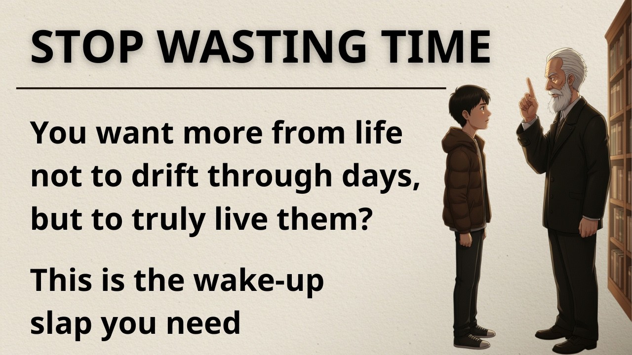 Stop Wasting Time -This Is the Wake-Up Slap You Need | English Through Story Level 1 | Graded Reader