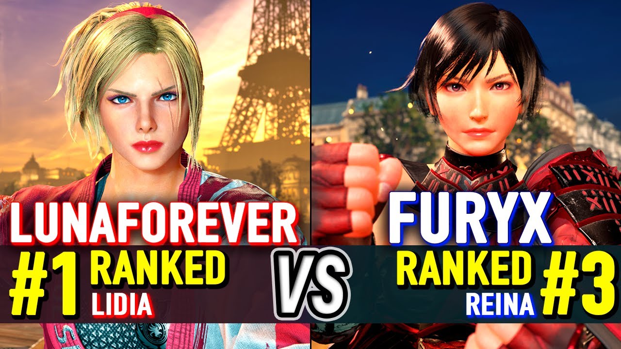 T8 🔥 Lunaforever (#1 Ranked Lidia) vs FuryX (#3 Ranked Reina) 🔥 Tekken 8 Lidia Sobieski Day 1