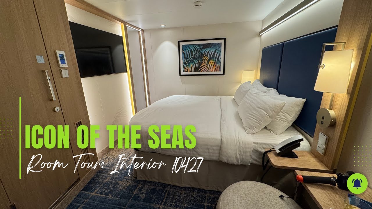 ICON OF THE SEAS-Inside Room 10427, Interior Plus, Room Tour