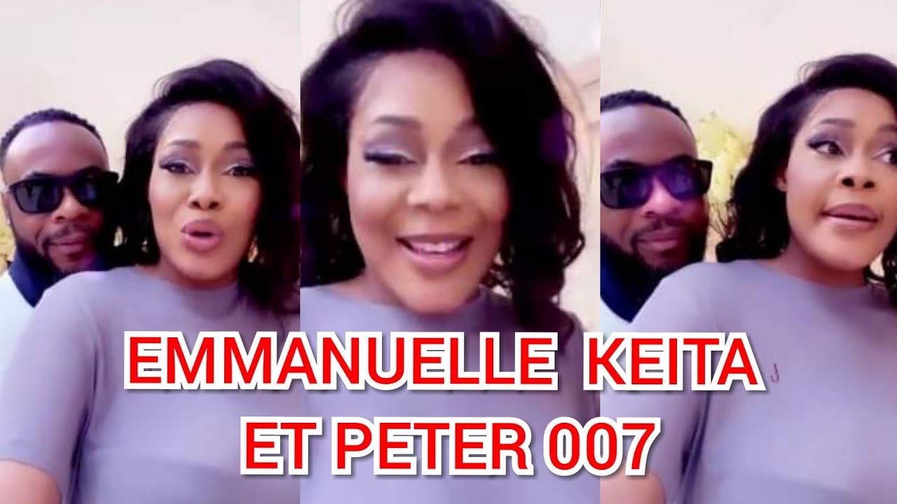 Emmanuelle Keita avec son cheri Peter 007 en direct venez ooh ya kongossa ici 🥰❤