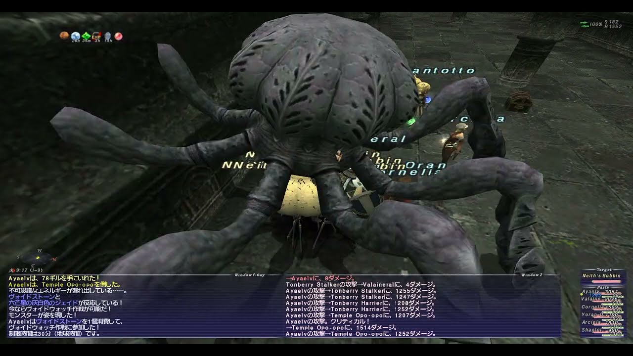 FF11 VWジラート１－３ Neith戦（ウガレピ寺院）
