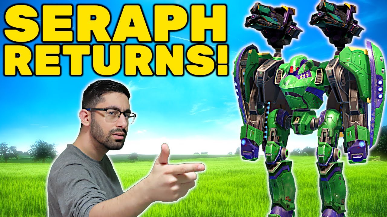 Серафим возвращается! &mdash; Урон от встроенного оружия просто невероятный! | War Robots WR