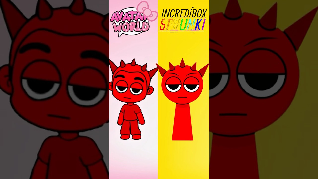 Avatar world & Sprunki #shorts #pazu #incredibox #avatarworld #sprunki