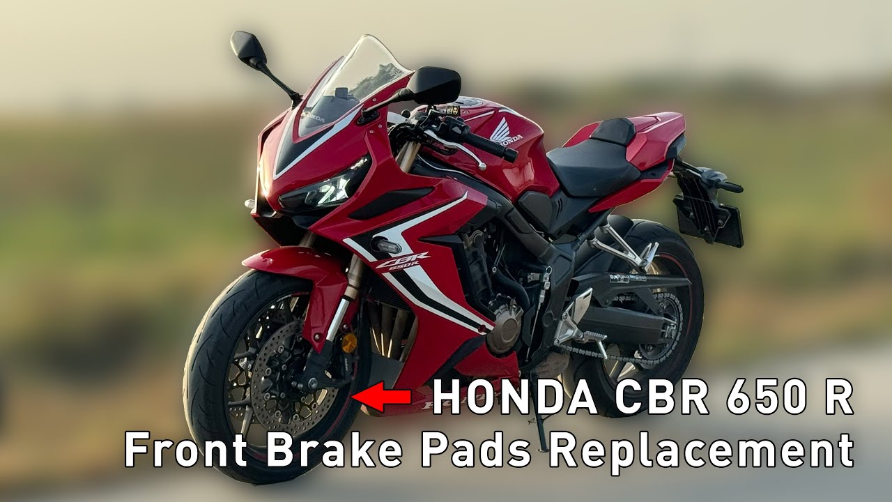 Honda CBR 650 R Front Brake Pads Replacement