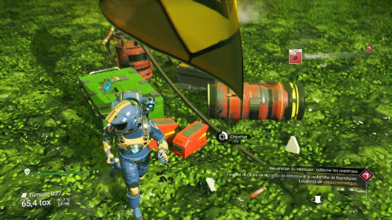Je joue No Man ' s Sky et je fais une base partie 1